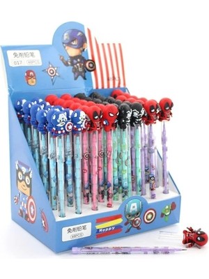 Epilons Karışık Kahraman Figürlü Yumurtlayan Kalem Model 2