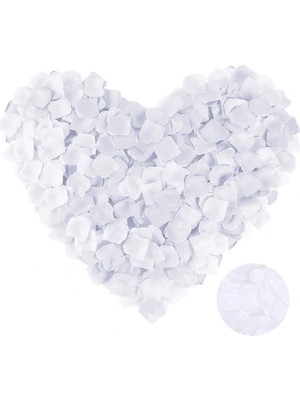 Epilons Beyaz Renk Gül Yaprağı - 5 Paket 500 Adet