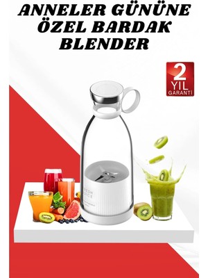 Epilons Anneler Gününe Özel Hediye Bardak Blender Paslanmaz Çelik Bıçaklı