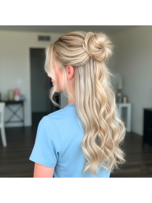 TeknoKapsül Fiber Sen Dalgalı Yarım Ay + 2 Yan Çıt Çıt / Balköpüğü Platin Röfleli