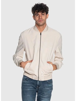 Guess Standart Krem Erkek Ceket M6RL09WJ362-G1I6 Krem Ceket