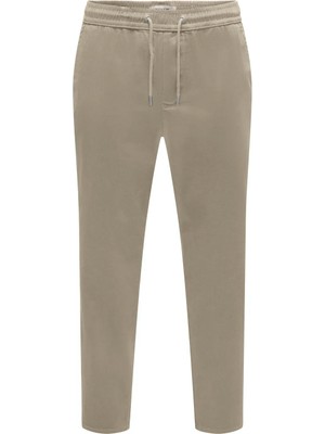 Only & Sons Bej Erkek Dar Chino Pantolon 22036886 Onscam Lınus Tapered Pant