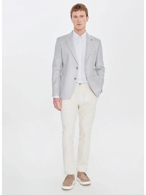 Altınyıldız Classics Gri Erkek Slim Fit Ceket ACE004262058_GRI
