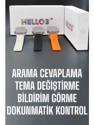 Akıllı Saat Yeni Nesil Sesli Asistan Uyku ve Sağlık Takibi Adımsayar