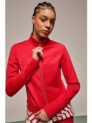 DeFacto Standart Fit Dik Yaka Skuba Dalgıç Kumaş Hırka F9488AX26SP