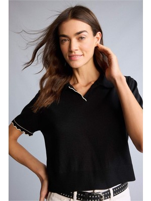 DeFacto Regular Fit Polo Yaka Kazak H6643AX26SP