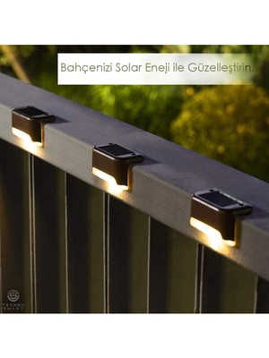 Epilons Waterproof Solar Merdiven Lambası 4 Adet