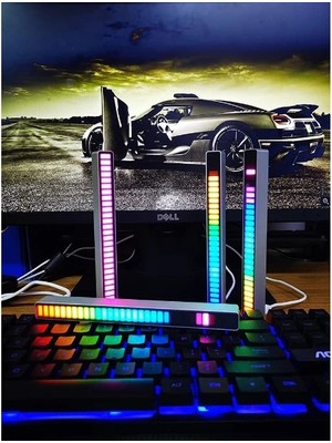 Epilons Rgb Sese Duyarlı Taşınabilir Ekolayzer LED Çubuk