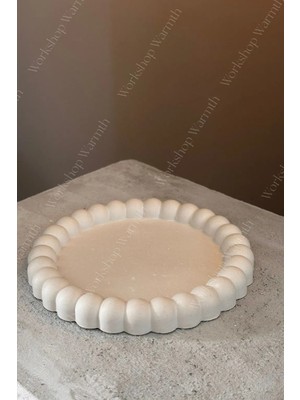 Workshop Warmth Bubble Dekoratif Sunum Tabağı | Organik Form Minimal Tasarım Takı Tabağı