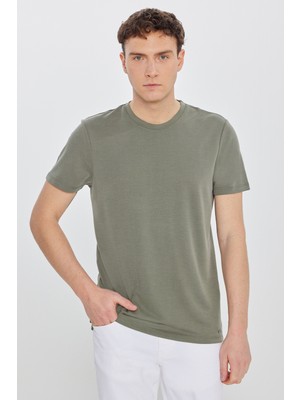 Altınyıldız Classics Yumuşak Dokulu Slim Fit Dar Kesim Bisiklet Yaka Tişört