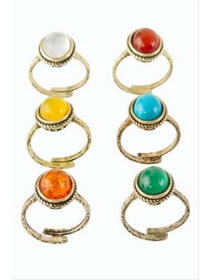 Zero Land Matrixzn Oval Doğaltaşlı Otk Yüzük - Sedef