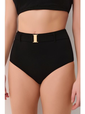Suwen Yüksek Bel Kemerli Bikini Alt