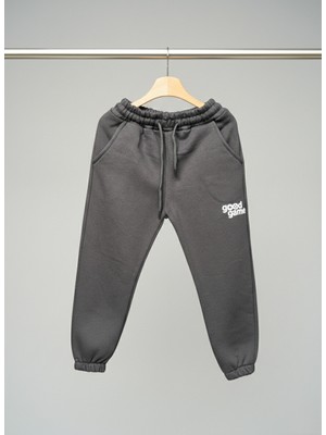 Merve Nur Tekstil 3 Iplik Çocuk Eşofman Alt Yüksek Kalite Cepli Bel Kısmı Ip Detaylı Günlük Rahat Kullanıma Uygun