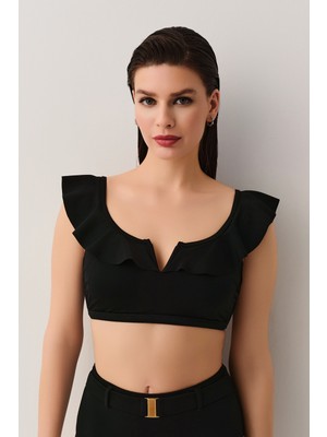 Suwen Volanlı Bralet Bikini Üst