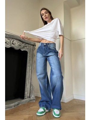 Pileli Store Yıkama Detaylı Retro Baggy Jean