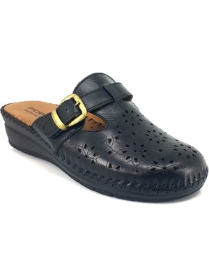 Forelli 80625 Anatomik Günlük Bayan Terlik - Siyah