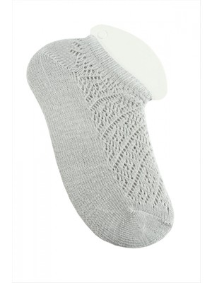 Marsilyan Dantel Yünlü Kısa Çorap