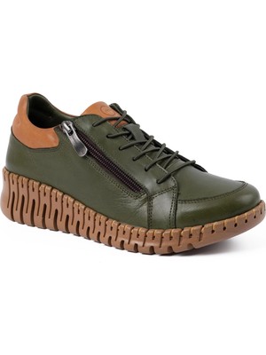 Mammamia 7755 26YA Kadın Günlük Ayakkabı Haki