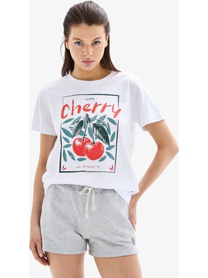 Blackspade Kadın T-Shirt 60632 - Beyaz