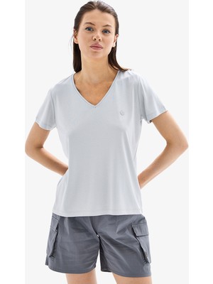 Blackspade Kadın T-Shirt 60622 - Gri