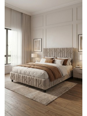 Dienni Hestia Değiştirilebilir Kumaşlı Demonte Metal Baza (Yatak ve Aksesuar Dahil Değildir)