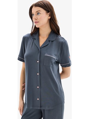 Blackspade Kadın Pijama Takımı 52084 - Antrasit