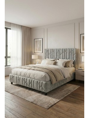 Dienni Hestia Değiştirilebilir Kumaşlı Demonte Metal Baza (Yatak ve Aksesuar Dahil Değildir)