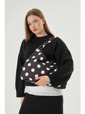 Mute Bag Polka Bag Puantiye Çanta / Puantiyeli Omuz Çantası (28*49)
