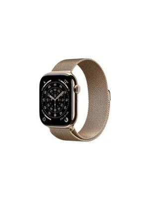 Apple MFD84TU/A Watch Series 11 Gps + Cellular 46MM Gold Titanium Case With Gold Milanese Loop - M/