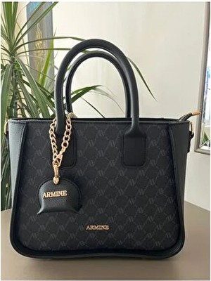 Armine Yeni Trend 419 Siyah Noktalı Çanta