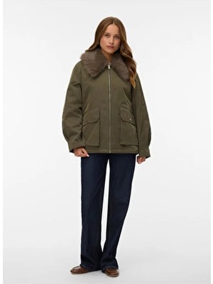 Vero Moda Normal Koyu Yeşil Kadın Ceket Vmseoul Short Jacket Ga