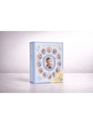 fotografyabaskı 10X15 cm 240'LIK Bebek 12 Ay Pencereli Fotoğraf Albümü