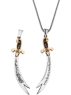 Diger KENPAZAR925 Ayar Gümüş Zülfikar Kılıcı Gümüş Kolye