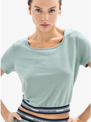 Blackspade Kadın T-Shirt 52013 - Yeşil