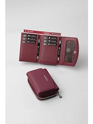 Cengiz Pakel Küçük Boy Kadın Cüzdan - 65309 - Mürdüm