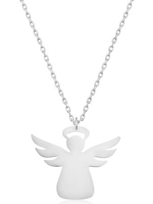 Diger KENPAZAR925 Ayar Gümüş Meleğim Kadın Gümüş Kolye