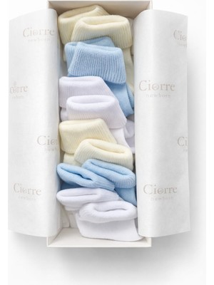 Ciorre 6 Lı Yenidoğan Çorap Set - Blue Socks