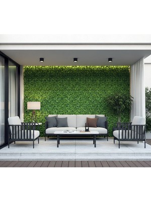 Loop Kördüğüm Yapay Gerçekçi Sarmaşık Çit, Bahçe Çiti, Balkon Çiti, Duvar Çiti, Dekoratif Sarmaşık 1x3 Metre