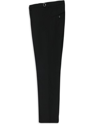 Abdullah Kiğılı 7 Drop Slim Fit Dar Kesim Lyocell Karışımlı Tokalı Klasik Kumaş Pantolon