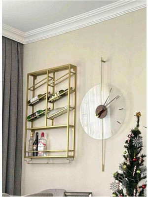 Merzana Metal Şaraplık ve Kadehlik, Modern Metal Raf, Mutfak Rafı