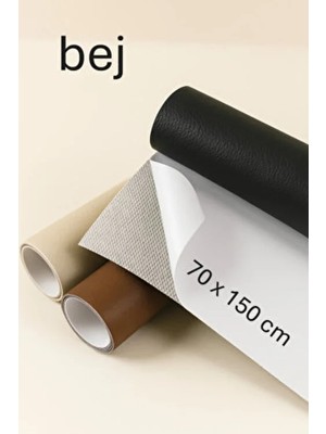 Serdax Extra Yapışkanlı Suni Deri - Bej 70X150 cm