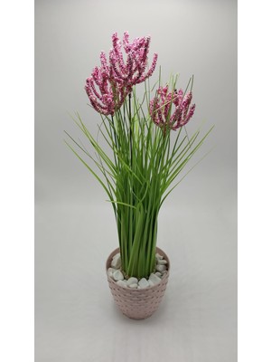 Loop Kördüğüm Gerçekçi Yapay Çiçek 45CM Saksılı (Model-5)