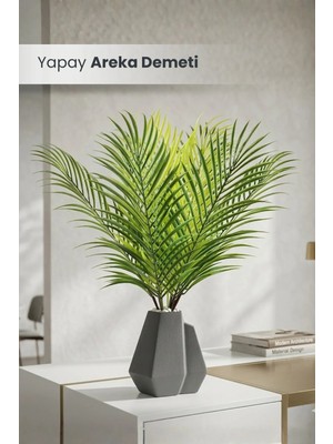 Orvila Yapay Areka Yaprağı Palmiye Demeti 9 Dal - 50 cm