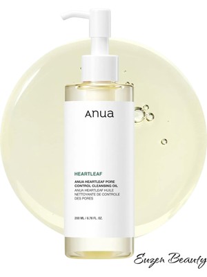 Anua Heartleaf Gözenek Kontrolü Temizleme Yağı, Yüz Için Yağ Bazlı Temizleyici, Makyaj ve Siyah Nokta Temizleyici, Kore Cilt Bakımı 200 ml