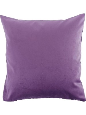 Decocenter Warm Winter Mor Kadife Kırlent Kılıfı