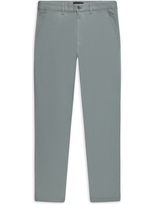Abdullah Kiğılı Regular Fit Standart Kesim Desenli Likralı Kanvas / Chino Pantolon