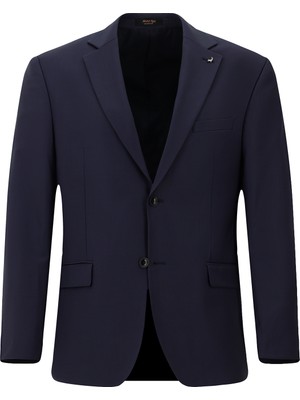 Abdullah Kiğılı 6 Drop Regular Fit Standart Kesim Yünlü Klasik Ceket