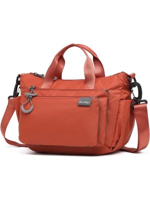Smart Bags Ekstra Hafif Kumaş Kadın Postacı Çantası BC 3136 - Kiremit