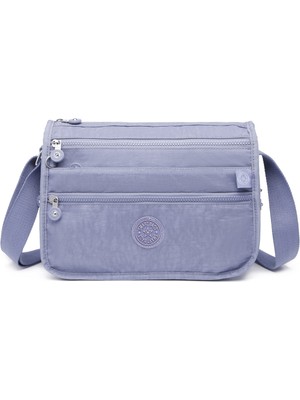 Smart Bags Krinkıl Kumaş Postacı Çantası BC 1128 - Lila