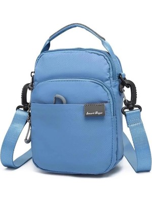 Smart Bags Ekstra Hafif Uniseks Postacı Çantası BC 3152 - Jeans Mavi